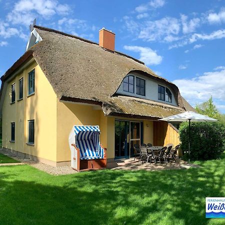 Villa Familienfreundliches Reetdachhaus Weissdorn 2 Puddemin Esterno foto