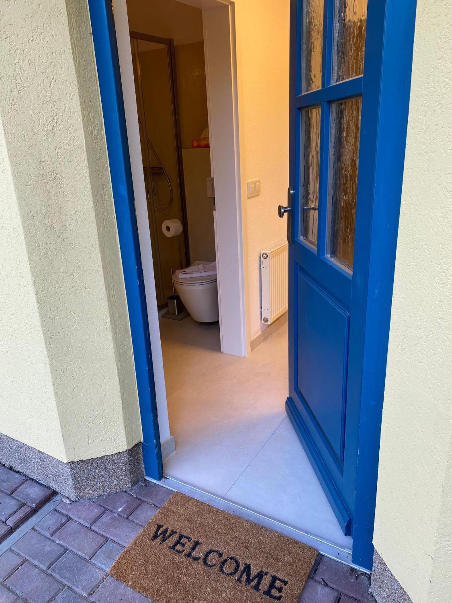 Villa Familienfreundliches Reetdachhaus Weissdorn 2 Puddemin Esterno foto