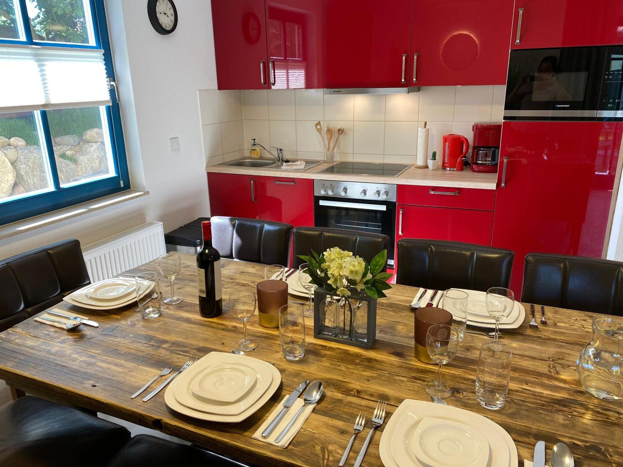 Villa Familienfreundliches Reetdachhaus Weissdorn 2 Puddemin Esterno foto